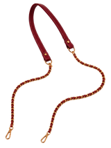 Crossbody Strap Deep Red