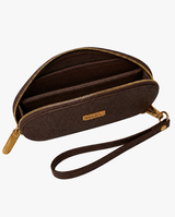 Tati Wristlet Chocolate interior